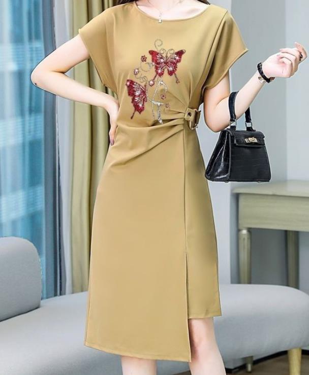 Nobel Style Sequins Matching Fashion Dress