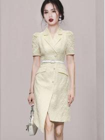 Korean Style Fashion Nobel Lace Matching Dress 
