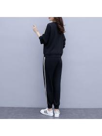 Autumn new sports suit long-sleeved sweater women's loose pants two-piece set