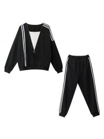 Autumn new sports suit long-sleeved sweater women's loose pants two-piece set