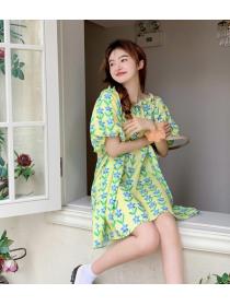 Korean Style Loose Off Collars Fashion Dress