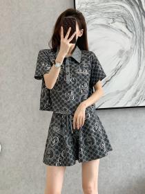 Shorts sports casual suit female summer short-sleeved fashion temperament two-piece suit