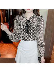 Korean Style Lace Hollow Out Fashion Blouse 
