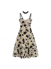 Summer dress new style Chic backless dress female sexy suspender dress