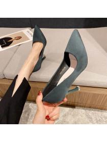 Autumn new high heels women's pointed toe stiletto shoes