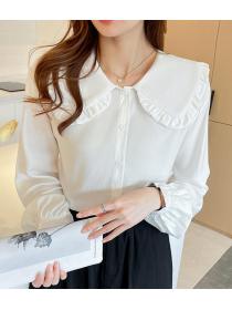 On Sale Bowknot Matching OL Style Blouse