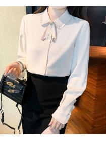 Women's korean style long sleeve shirt