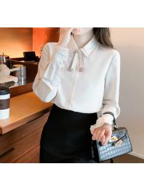 Women's korean style long sleeve shirt