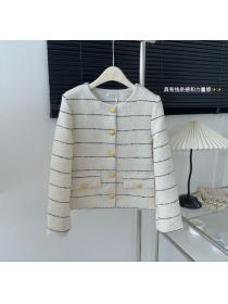New style striped Fashion jacket for women