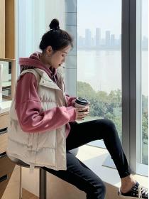 Korean fashion loose outer wear down Vest women's waistcoat