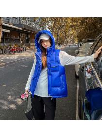 Winter new Korean style down vest women's waistcoat 