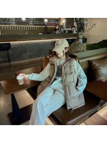 Winter new Korean style down vest women's waistcoat 