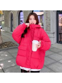 New style short down jacket female Korean fashion student loose Short coats