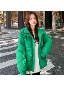 New style short down jacket female Korean fashion student loose Short coats