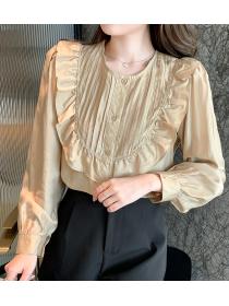 women's korean style Chiffon shirt