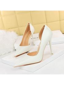 European style sexy nightclubs shoes women's pointed heels