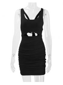 Outlet hot style Women's sexy pleated dress with straps