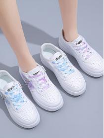 Autumn new all-match casual white shoes student skate shoes