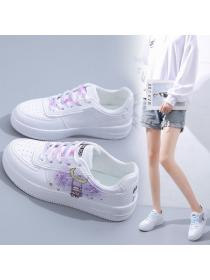 Autumn new all-match casual white shoes student skate shoes