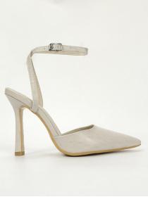 Summer stiletto heel high-heeled pointed buckle low-top sandals