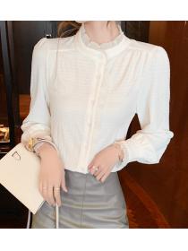 Fashion chic high-end French top