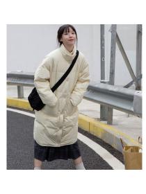 Winter new women's windbreak fashion loose cotton jacket