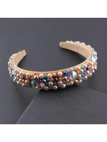 Hair accessories headband Baroque crystal diamond pearl hairband