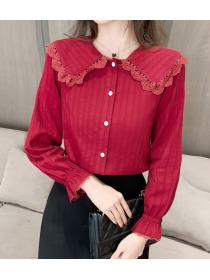 Lace Doll Collar Matching blouse