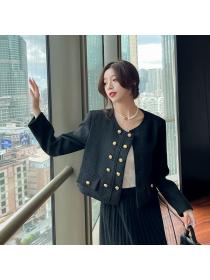 Autumn new fashion style tweed Jacket for women