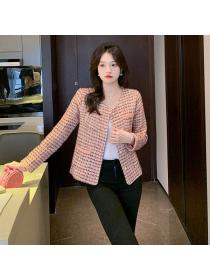 New style Tweed Jacket matching Fashion Casual Top