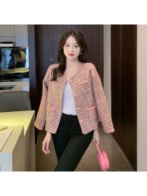 New style Tweed Jacket matching Fashion Casual Top