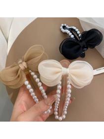 Simple style pearl hairpin female headdress