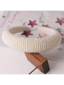 Korean style hand-beaded pearl headband hair accessories