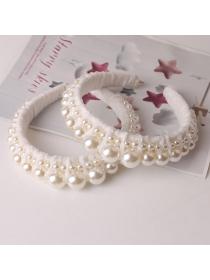 Korean style hand-beaded pearl headband hair accessories