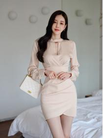 Korean style fashion temperament elegant dress for women