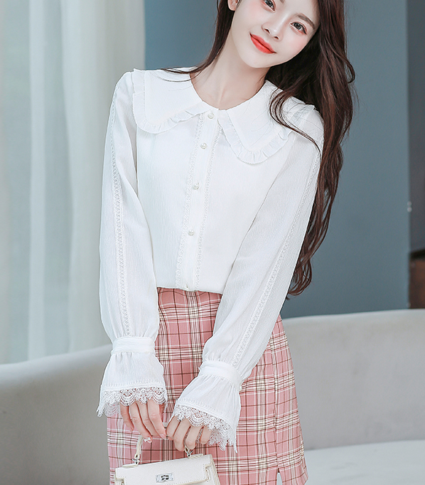Fashion style Matching doll collar top