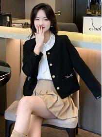 New style Autumn fashion Tweed short jacket for women