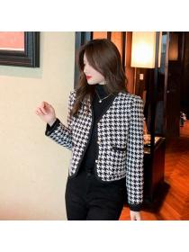 Korean style fashion short jacket women's spring temperament top