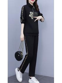 Leisure Style Letter Printing  Fashion Loose Suits 