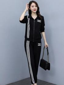 Autumn new casual fashion sports wear two-piece suit