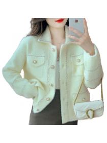 Autumn new style sequins temperament velvet Short coat