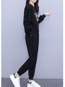 Fashion Style Printing Loose Sport suit