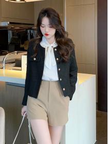 New style wool coat short high-end temperament ladies top