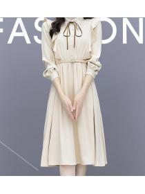 Nobel Style Show Waist Fashion Dress
