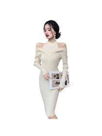 New style Turtleneck Temperament Slim Fit Knitted dress