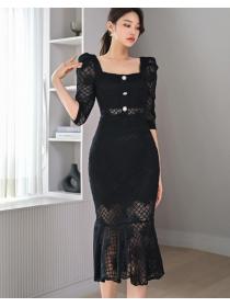  Korean Style Lace Hollow Out Nobel Fashion Suits 