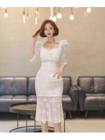  Korean Style Lace Hollow Out Nobel Fashion Suits 