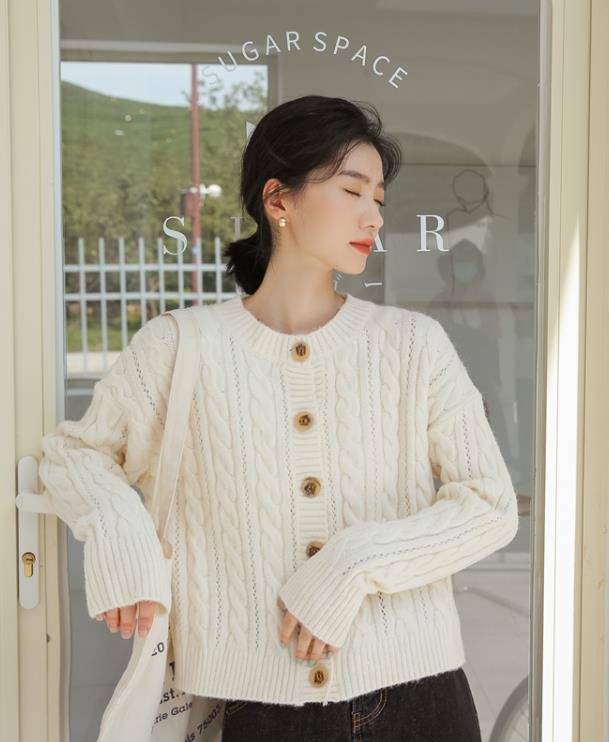 On Sale Pure Color Knitting Fashion Top