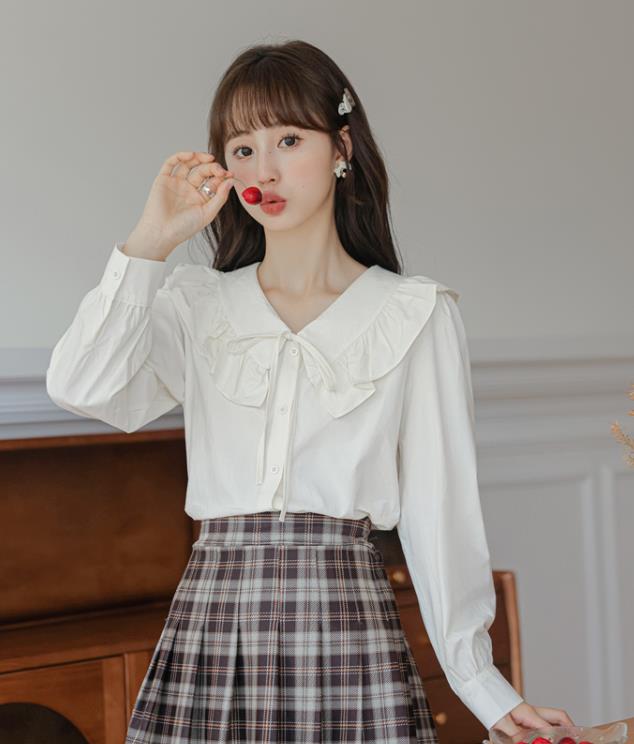 On Sale Doll Collars Turn Down Collars Blouse