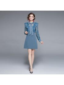 Autumn new fashion temperament dress for women